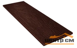 Фибросайдинг DECOVER Mokko (шоколадно-коричневый, RAL 8017) 190*3600*8мм