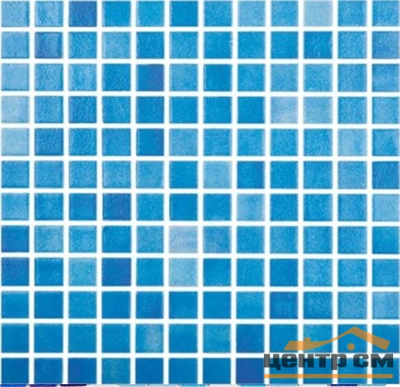 Мозаика POOLS Niebla Azul 34х34 (размер чипа 2,5х2,5х0,4)