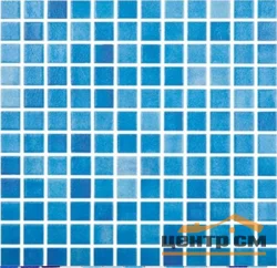 Мозаика POOLS Niebla Azul 34х34 (размер чипа 2,5х2,5х0,4)