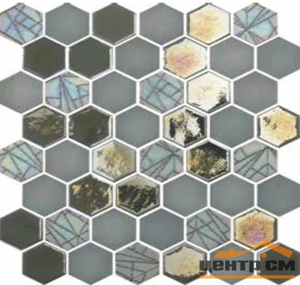 Мозаика Sixties Grey 6 33х29,8 (размер чипа 5,0х5,0)