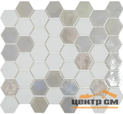 Мозаика Sixties White 6 33х29,8 (размер чипа 5,0х5,0)