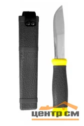 Нож туристический 225мм/лезвие 110мм, STAYER "PROFI", пластиковые ножны