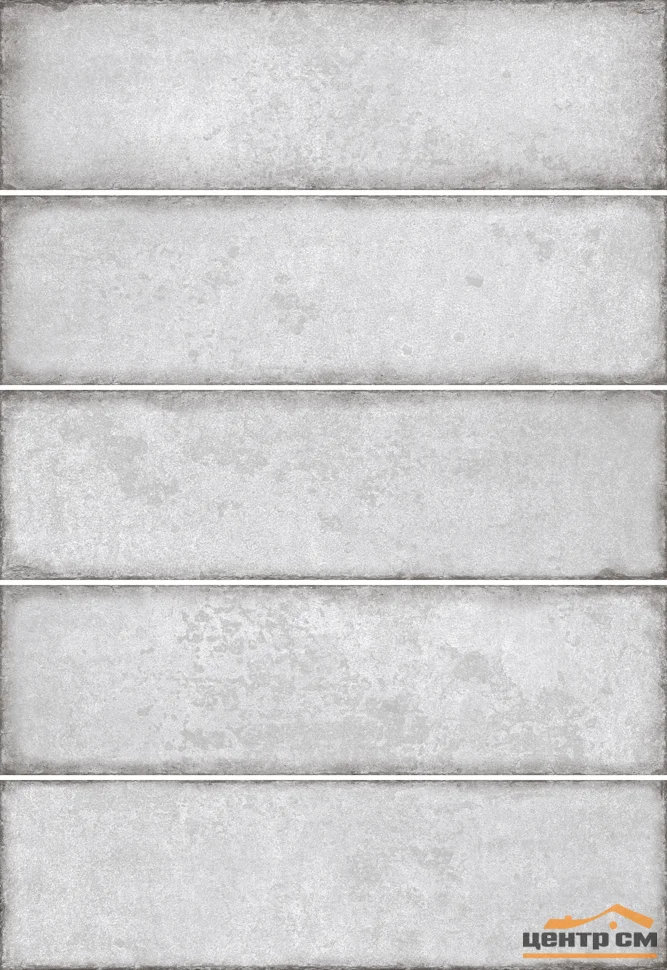 Плитка КЕРАМИН Сабвэй 1 стена 400*275 (серый)