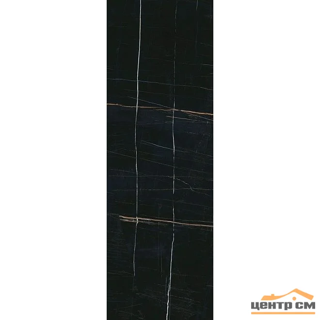 Плитка KERAMA MARAZZI Греппи черный обрезной стена 40x120x10 арт.14026R