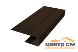J-профиль Print Coffee Wood (Кофейное дерево) для софита 25*18*3м.п.