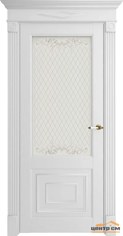Дверь Uberture FLORENCE Модель 62002 стекло, серена белая 60