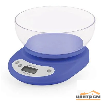 Весы кухонные электронные HOMESTAR HS-3001, 5 кг, голубые