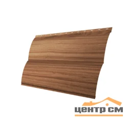 М/сайдинг Блок-Хаус NEW (GL) Print Honey Wood (Медовое дерево) толщина 0,45мм, размер 0,361*3 м.п.