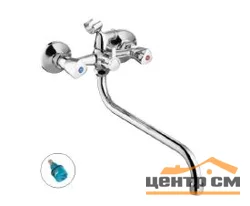 Смеситель Cron CN2211-2 для ванны с картриджным переключателем, хром