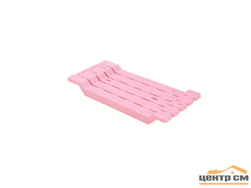 Сиденье для ванной "Дунья Догуш" пластик розовое 322x706x70мм