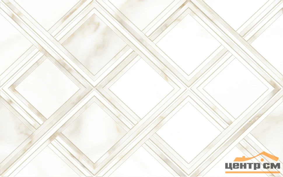 Плитка GLOBAL TILE Calacatta Gold белый стена 40*25 арт.10100001120