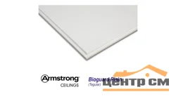 Плита потолочная ARMSTRONG Bioguard Plain Tegular 600x600x15 мм белый (5,76кв.м/уп)