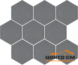 Плитка KERAMA MARAZZI Тюрен темный , полотно из 9 частей (12x10,4x7) 37х31 арт.SG1002N в упаковке 0,67 м2