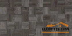 Керамогранит LAPARET Timber чёрный мозаика 30х60