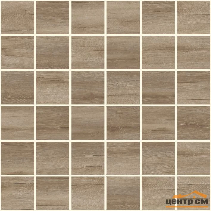 Плитка LAPARET Timber Мозаика коричневый 30х30