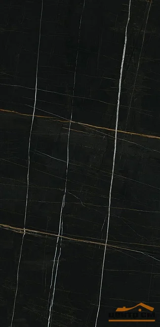 Плитка KERAMA MARAZZI Греппи черный обрезной лаппатированный 60x119,5x11 арт.SG567102R