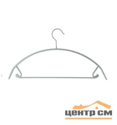 Вешалка для одежды металлическая РЫЖИЙ КОТ с ПВХ покрытием, с крючками, 41 см