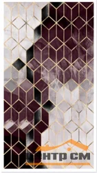 Набор ковриков для ванной ZALEL decorative цифровая печать с бахромой deco 20 (60*100, 40*60) прямоугольные (2 шт)