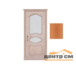Дверь ВДК Марго миланский орех стекло 70х200, ПВХ