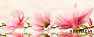 Плитка BELANI Мираж серо-розовый декор 20x50