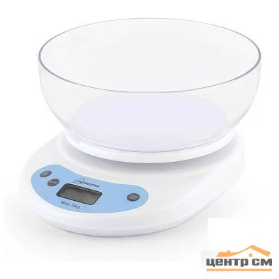 Весы кухонные электронные HOMESTAR HS-3001, 5 кг, белый