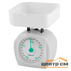 Весы кухонные механические HOMESTAR HS-3005М, 5 кг, цвет белый