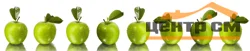 Панель-фартук АВС УФ-печать лак Гурман33 Зеленые яблоки 3000*600*1,5мм Оптион
