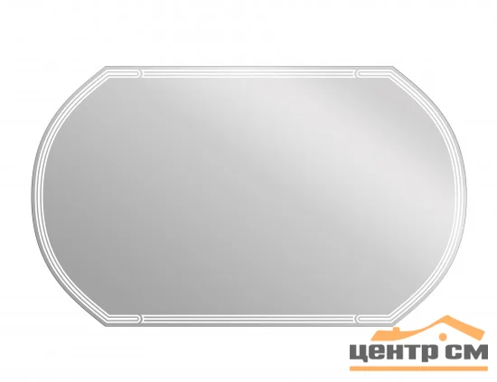 Зеркало Cersanit LED 090 design 100x60 с подсветкой с антизапотеванием овальное
