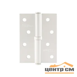 Петли Нора-М 750-4" белый левая 100x75x2,5 (2шт)