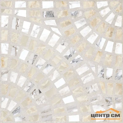VITRA Marble-Beton Декор Круговой Светлый K949792LPR01VTE0 60х60