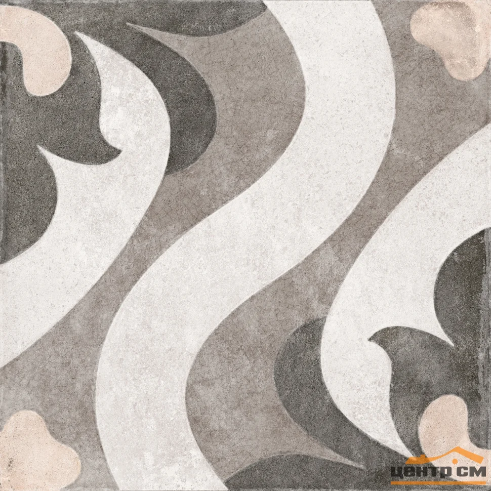 Керамогранит CERSANIT Carpet рельеф, пэчворк, многоцветный (C-CP4A452D) 29,8х29,8