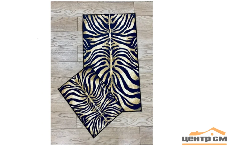 Набор ковриков для ванной ZALEL decorative цифровая печать без бахромы deco 13 (60*100, 40*60) прямоуголные (2 шт)
