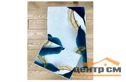 Набор ковриков для ванной ZALEL decorative цифровая печать без бахромы deco 15 (60*100, 40*60) прямоуголные (2 шт)