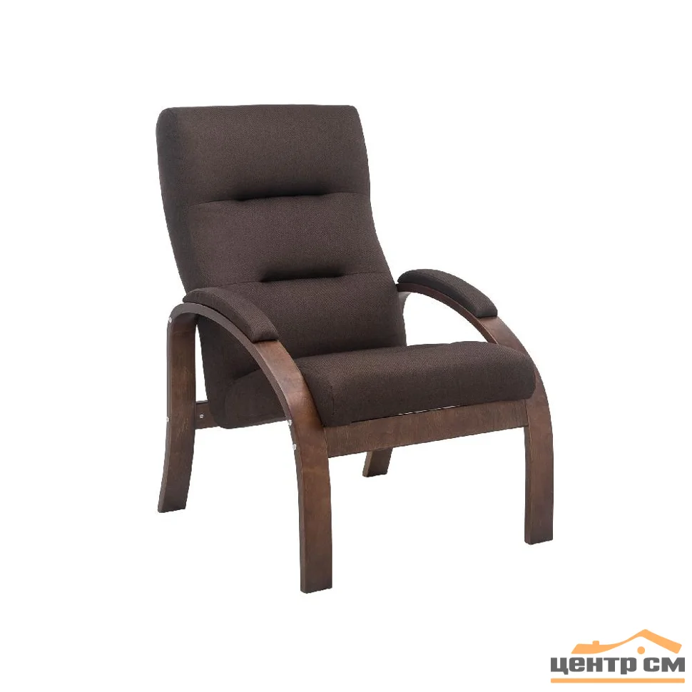 Кресло для отдыха Leset Лион, обивка Малмо 28, каркас орех текстура