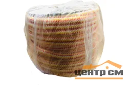 Шнур плетеный (веревка вязаная) п/п d=20 мм 80м, цветной