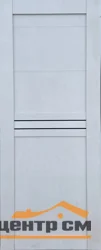 Дверь ТЕРРИ №107 Лофт Белый, частичное стекло 60, еврошпон