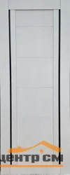 Дверь ТЕРРИ №108 Лофт Белый, частичное стекло 60, еврошпон