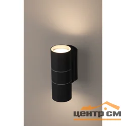 Светильник подсветка для зданий ЭРА WL28 BK 2*GU10 MAX35W IP54 черный