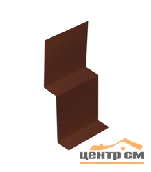 Профиль стартовый DECOVER 0,7 с пленкой RAL 8017 (шоколадно-коричневый) длина 3,0 метра