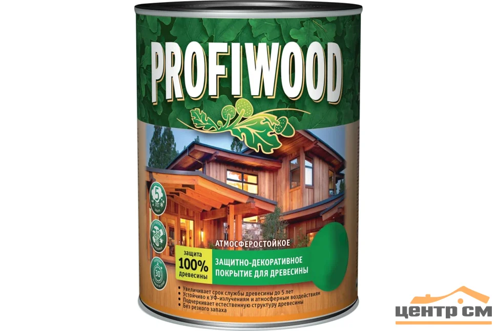 Защитно-декоративное покрытие для древесины EMPILS PROFIWOOD палисандр 8 кг