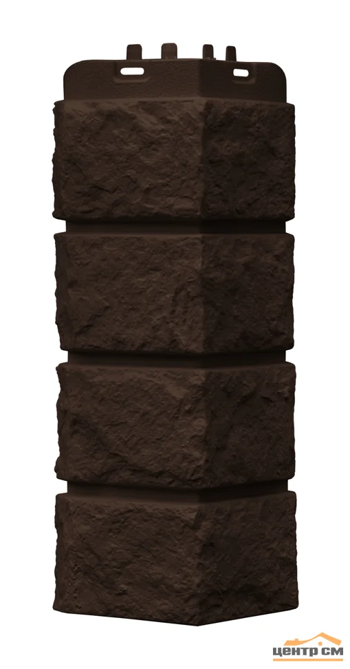 Угол наружный Grandline шоколадный (Колотый камень) 0,153*0,392 м