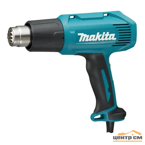 Фен строительный MAKITA HG5030K (1600 Вт, 350-500*C, 350/500л/мин,4 насадки, кейс)