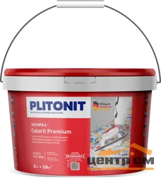Затирка цементная PLITONIT Colorit Premium эластичная цвет мокрый асфальт 2 кг