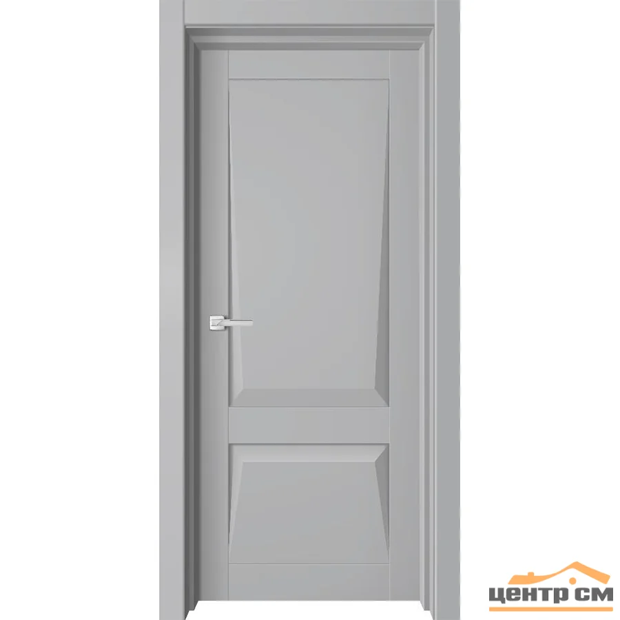 Дверь VERDA Diamon-1 серый бархат 90, винил