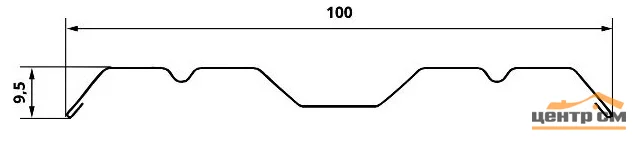 Штакетник металлический Grand Line Twin 0.45 мм RAL **, длина *пог.м