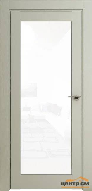 Дверь Uberture NEO Модель 00002 зеркало, серена белая 80