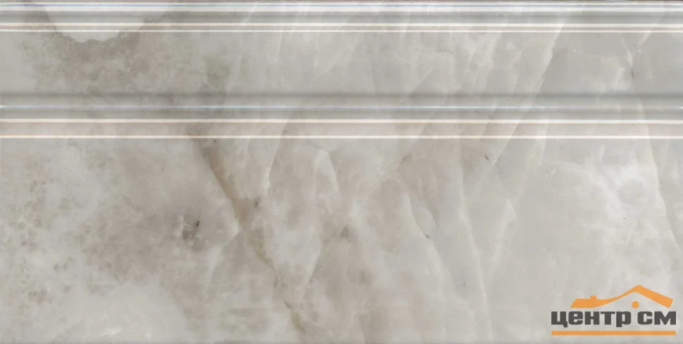 Плитка KERAMA MARAZZI Джардини плинтус бежевый светлый глянцевый обрезной 20х40 арт.FME009R
