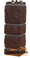 Угол наружный Grandline шоколадный со швом RAL 7006 (Камелот Design) 0,15*0,424 м