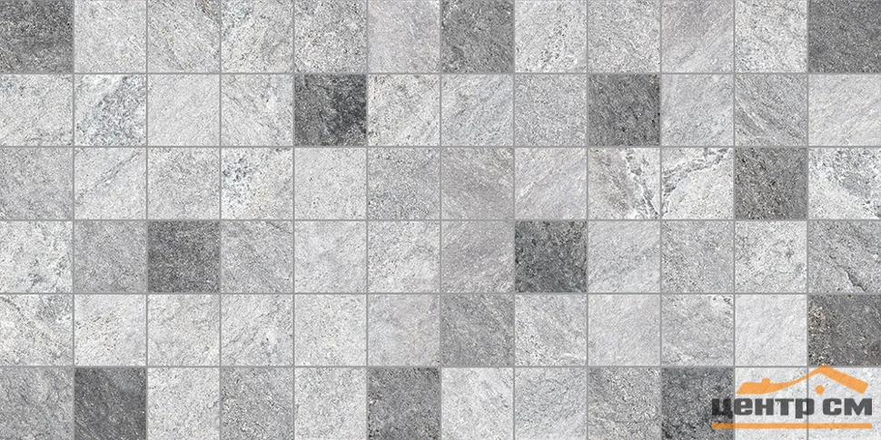 Плитка GLOBAL TILE Balance_GT Сер. 40*20 _мозаика арт.1039-8219