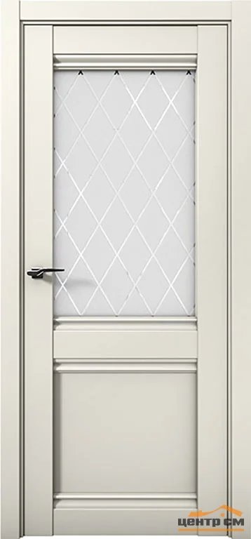 Дверь Uberture PARMA Модель 1212 стекло ромб, магнолия, 60